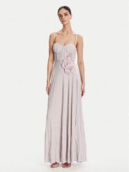 Elisabetta Franchi Sukienka wieczorowa ABR2252E2 544 Fioletowy Regular Fit. Fioletowe sukienki damskie Elisabetta Franchi, bez wzorów, z syntetyku, wizytowe, bez kołnierzyka, bez ramiączek. Za 1,699.00 zł.