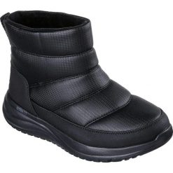 Buty damskie Skechers On the go Stellar Everest. Czarne obuwie trekkingowe damskie Skechers, z materiału, bez zapięcia. Za 339.99 zł.