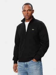 Lacoste Bluza SH2195 Czarny Regular Fit. Czarne bluzy męskie Lacoste, m, bez wzorów, z bawełny, bez ramiączek, bez kaptura. Za 639.99 zł.