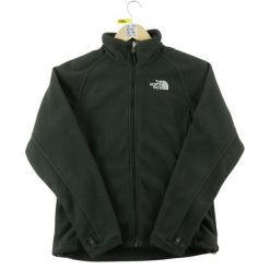 Second life - The North Face kurtka polarowa damska - Stan dobry. Czarne kurtki sportowe damskie The North Face, s, bez wzorów, z materiału, bez ramiączek, bez kaptura, trekkingowe. Za 127.76 zł.
