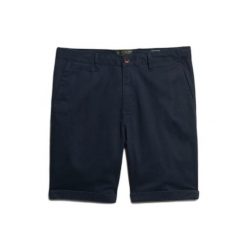 Szorty chino Superdry Premium Regular. Niebieskie szorty męskie Superdry, bez wzorów. Za 277.10 zł.