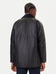 Barbour Kurtka przejściowa MWX0017BK91 Czarny Regular Fit. Czarne kurtki męskie Barbour, m, bez wzorów, z bawełny, bez kaptura. Za 1,569.00 zł.