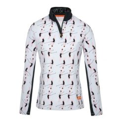 Bluza narciarska Damska Gareth & Lucas The One Hundred and Nineteen. Czerwone bluzy damskie GARETH & LUCAS, bez wzorów, z elastanu, sportowe, bez ramiączek, bez kaptura. Za 229.99 zł.