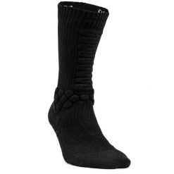 Skarpetki półdługie na deskorolkę SOCKS 500. Czarne skarpetki damskie Decathlon, bez wzorów, z bawełny. Za 39.99 zł.