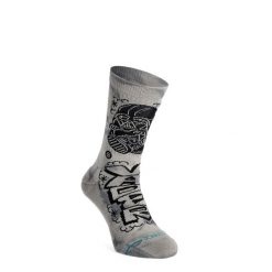 Skarpety Stance DJ Darth Crew. Szare skarpetki damskie Stance, bez wzorów. Za 58.99 zł.