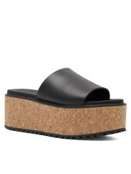 Lasocki Klapki WYL3440-4Z Czarny. Czarne klapki damskie Lasocki, bez wzorów, ze skóry, bez obcasa, bez zapięcia. Za 249.99 zł.
