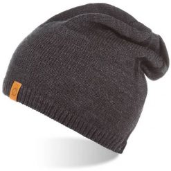 Ciepła czapka zimowa z polarem męska beanie CZ2-DGR. Czapki męskie Brødrene, na zimę, bez wzorów, z polaru. Za 90.28 zł.