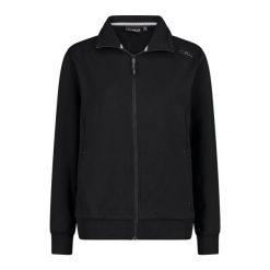 Damska bluza zapinana na zamek CMP. Czarne bluzy damskie CMP, bez wzorów, bez ramiączek, bez kaptura. Za 257.50 zł.