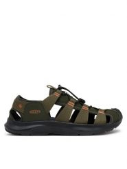 Keen Sandały Seanik H2 M 1030387 Khaki. Brązowe sandały męskie Keen, bez wzorów, z materiału, bez zapięcia. Za 249.99 zł.