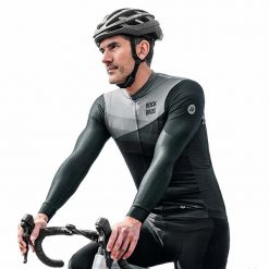 Koszulka kolarska Rockbros z długim rękawem. Czarne bluzy męskie ROCKBROS, na lato, m, bez wzorów, sportowe, bez ramiączek, bez kaptura. Za 199.95 zł.