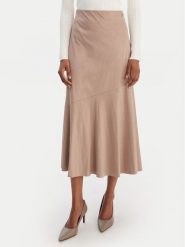 Guess Spódnica midi W6RD15 WJ472 Beżowy Regular Fit. Brązowe spódnice damskie Guess, s, z aplikacjami, z syntetyku, midi. Za 479.99 zł.