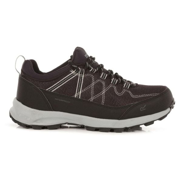 Buty trekkingowe damskie Regatta Samaris Lite Low. Czarne obuwie trekkingowe damskie Regatta, bez zapięcia. Za 260.70 zł.