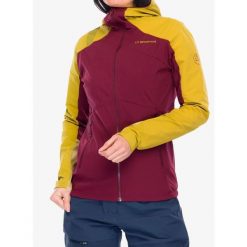 Kurtka softshell damska La Sportiva Aequilibrium Speed Jacket. Czerwone kurtki sportowe damskie La Sportiva, bez wzorów, z softshellu, bez ramiączek, bez kaptura, trekkingowe. Za 731.49 zł.