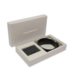 Pasek Emporio Armani. Czarne paski męskie Emporio Armani. Za 989.99 zł.