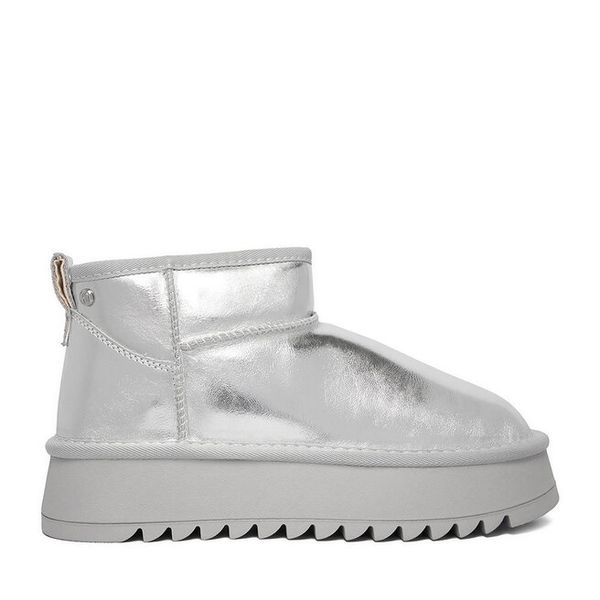 Śniegowce Eva Minge. Szare śniegowce damskie Eva Minge, bez zapięcia. Za 239.99 zł.