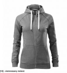MALFINI - ADLER - Bluza damska, 320 g/m ciemnoszary melanż S. Szare bluzy damskie MALFINI, m, bez wzorów, bez ramiączek, bez kaptura. Za 113.23 zł.