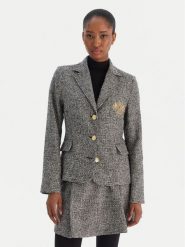 Tommy Hilfiger Marynarka WW0WW48786 Szary Slim Fit. Szare marynarki i żakiety damskie Tommy Hilfiger, bez wzorów, z wełny, bez kołnierzyka, bez ramiączek. Za 1,499.00 zł.