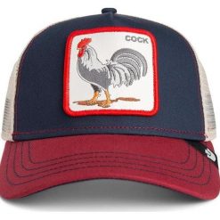 Czapka Goorin Bros The Cock Niebieska. Czarne czapki męskie Goorin Bros, bez wzorów. Za 190.35 zł.