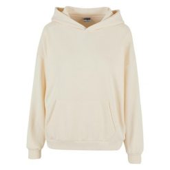 Damska bluza oversize z kapturem Urban Classics Light Terry. Białe bluzy damskie Urban Classics, bez wzorów, bez ramiączek, z kapturem. Za 134.00 zł.