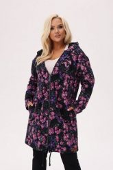 Bluza z kapturem Jeżynowy ogród - kobiecość, która kwitnie wieczorem PLUS SIZE XXL OVERSIZE JESIEŃ. Czerwone bluzy damskie Moda Size Plus Iwanek, na jesień, plus size, z aplikacjami, z bawełny, eleganckie, bez ramiączek, z kapturem. Za 329.90 zł.