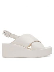 HÖGL Sandały Lucie 9-102500 Écru. Sandały damskie HÖGL, bez wzorów, ze skóry, bez obcasa, na koturnie, bez zapięcia. Za 559.99 zł.