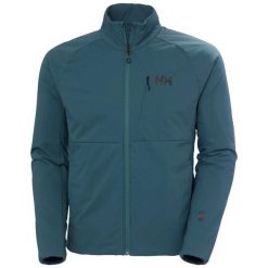 Kurtka turystyczna Helly Hansen Odin Stretch. Niebieskie kurtki męskie Helly Hansen, l, bez wzorów, z elastanu, bez kaptura. Za 1,011.25 zł.