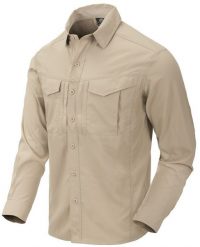 Helikon-Tex Koszula DEFENDER Mk2 Tropical® - Silver Mink. Szare koszule męskie HELIKON-TEX, m, bez wzorów, bez kołnierzyka, bez ramiączek. Za 165.05 zł.