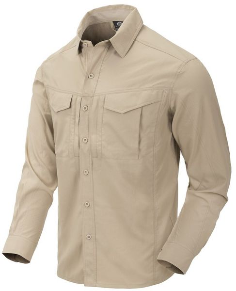 Helikon-Tex Koszula DEFENDER Mk2 Tropical® - Silver Mink. Szare koszule męskie HELIKON-TEX, m, bez wzorów, bez kołnierzyka, bez ramiączek. Za 165.05 zł.
