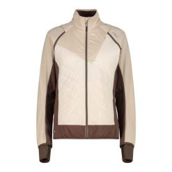 Kurtka damska CMP Lunexa Jacket. Brązowe kurtki sportowe damskie CMP, s, bez wzorów, z materiału, bez ramiączek, z kapturem, trekkingowe, primaloft. Za 483.99 zł.