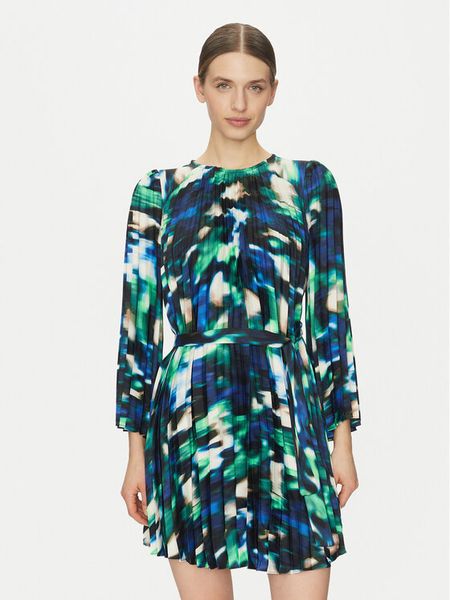 DKNY Sukienka koktajlowa DD4JYD78 Kolorowy Regular Fit. Sukienki damskie DKNY, bez wzorów, z syntetyku, wizytowe, bez kołnierzyka, bez ramiączek. Za 329.99 zł.