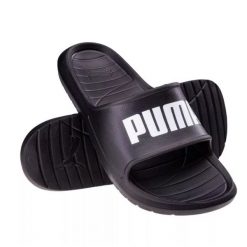 Klapki męskie Puma Divecat V2 Lite. Czarne klapki damskie Puma, bez wzorów, z materiału, bez zapięcia. Za 82.09 zł.