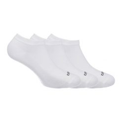 Zestaw 3 par niewidzialnych skarpetek CMP. Białe skarpety męskie CMP, bez wzorów, z materiału. Za 44.90 zł.