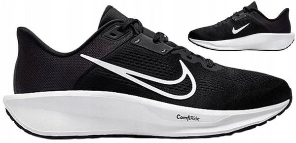 Nike Quest 6 FD6033-001 Czarny 46. Czarne buty sportowe męskie Nike, bez wzorów, bez zapięcia. Za 306.70 zł.