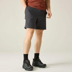 Buty męskie trekkingowe niskie z membraną Regen Vibram. Szare trekkingi męskie Regatta, z gumy, bez zapięcia. Za 449.99 zł.