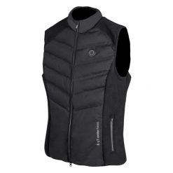 Kurtka jeździecka bez rękawów ELT Comfort Heat. Czarne kurtki męskie ELT, l, bez wzorów, z materiału, bez kaptura. Za 416.50 zł.