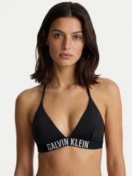 Calvin Klein Swimwear Góra od bikini LV00Q61222 Czarny. Czarne bikini Calvin Klein Swimwear, l, bez wzorów, z syntetyku. Za 209.99 zł.