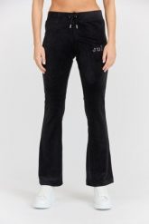JUICY COUTURE Czarne damskie spodnie dresowe Lisa Regal, Rozmiar XS. Czarne spodnie dresowe damskie Juicy Couture, bez wzorów, z dresówki, eleganckie, długie. W wyprzedaży za 358.99 zł.