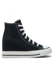 Converse Trampki Chuck Taylor All Star Wedge Platform A11909C Czarny. Czarne trampki i tenisówki damskie Converse, bez wzorów, z materiału, bez zapięcia. Za 259.99 zł.