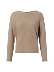 Franco Callegari Sweter z dzianiny Kobiety Bawełna brązowy, XXXL. Brązowe swetry nierozpinane damskie Franco Callegari, uniwersalny, bez wzorów, z bawełny, eleganckie, bez kołnierzyka, bez ramiączek. Za 179.95 zł.