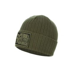 Czapka męska Pitbull zimowa Silvas Blood Dog. Zielone czapki męskie PITBULL, na jesień, bez wzorów. Za 59.00 zł.