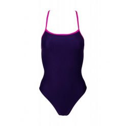 Strój kąpielowy damski Aqua-Sport Single Cross. Fioletowe stroje kąpielowe damskie AQUA-SPORT, s, bez wzorów. Za 139.00 zł.