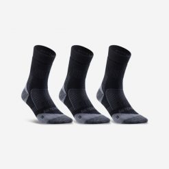 Skarpety sportowe tenis Artengo RS900 high 3 pary. Czarne skarpetki damskie ARTENGO, bez wzorów, z bawełny. Za 54.99 zł.