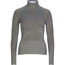 Sweter w kolorze jasnoszarym. Szare swetry nierozpinane damskie L'Univers du cachemire, m, bez wzorów, z bawełny, bez kołnierzyka, bez ramiączek. W wyprzedaży za 139.95 zł.