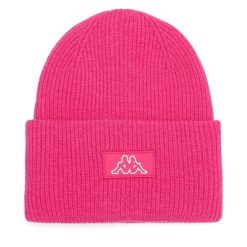 Czapka Kappa. Czerwone czapki damskie Kappa, na zimę, bez wzorów. Za 59.99 zł.