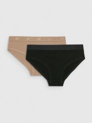 4F Bielizna figi (2-pack) damskie - multikolor XS. Majtki damskie 4F. W wyprzedaży za 39.99 zł.