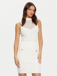 Marciano Guess Bluzka 5RGR20 5817Z Beżowy Regular Fit. Brązowe bluzki damskie Marciano Guess, m, z aplikacjami, z wiskozy, bez kołnierzyka, bez ramiączek. Za 259.99 zł.