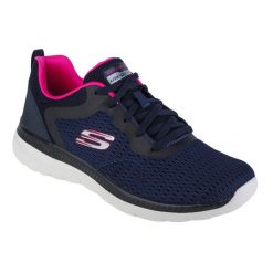 Buty sportowe Sneakersy damskie, Skechers Bountiful - Quick Path. Czerwone obuwie sportowe damskie Skechers, bez wzorów, bez zapięcia, trekkingowe. W wyprzedaży za 199.00 zł.