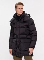 Blauer Kurtka zimowa 23WBLUK03009 Czarny Regular Fit. Czarne kurtki męskie Blauer, na zimę, m, bez wzorów, z syntetyku, bez kaptura. Za 4,469.00 zł.