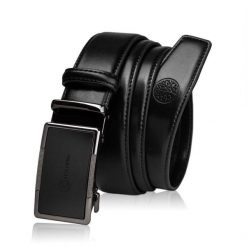 Skórzany pasek BETLEWSKI C35-BA CZARNY 130. Czarne paski męskie Betlewski, ze skóry. Za 99.00 zł.