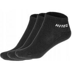 Skarpetki Do Kostek Unisex Dla Dorosłych Quarro 3pak. Czarne skarpetki damskie Hi-tec, bez wzorów. Za 37.99 zł.